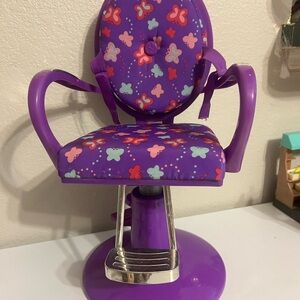 Purple Butterfly Kids Toy Chair